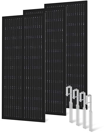 MoeCell ONE Balkonkraftwerk 225W | Balkon PV Anlage erweiterbar in 75W-Schritten | Solaranlage Komplettset mit Halterung | Balkon Photovoltaikanlage | Plug & Play | Wechselrichter erforderlich