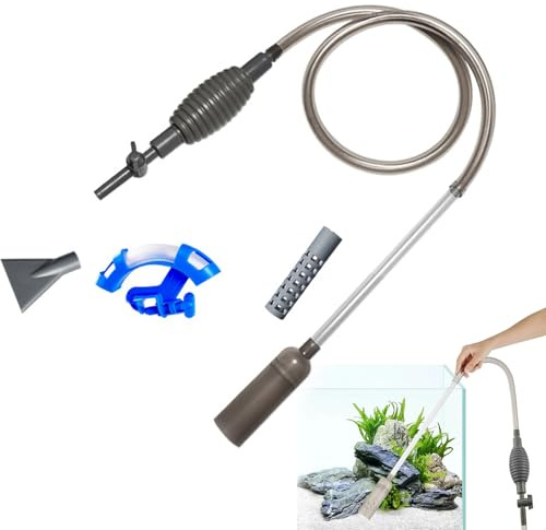 Miayical Aquarium Reiniger, Aquarium Wasserwechsel, Aquarium-Reinigung Sand Filter Fisch Tank Kiesfilter Einstellbare Durchflussregelung, Aquarium Filter für Wasserwechsel und Filter Sandreinigung