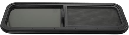 SUDEG Fenêtre de Camping-Car, Fenêtre latérale de caravane 900 x 300mm | Fenêtre coulissante pour camping-car avec moustiquaire pour caravane Van Camper