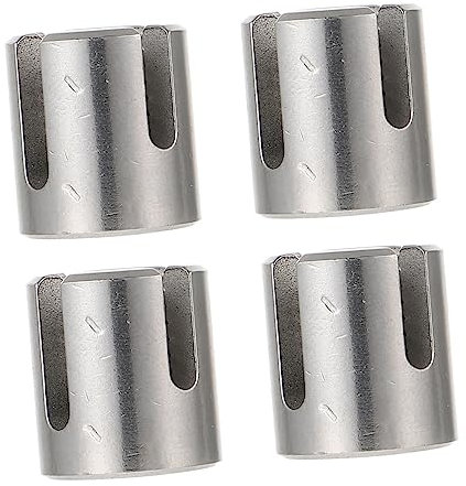 VALICLUD 4 Stück Drahtseil Klemmen Kreuz Kabelverbinder Rostfrei Praktisch für Gartenarbeiten und Kabelgitter