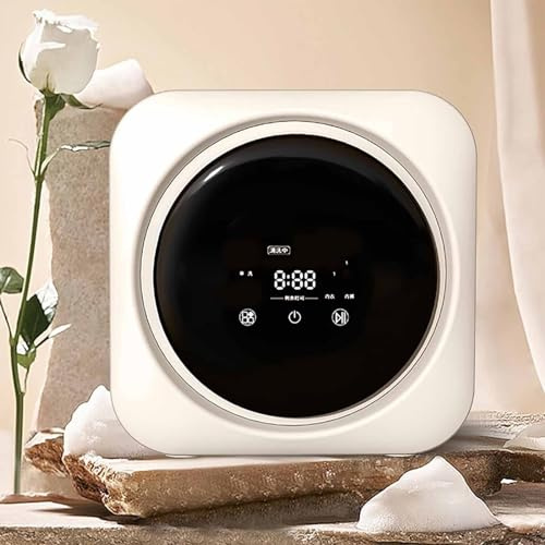 Machine À Laver Et Sèche-Linge Petite portable murale de 3,5 L avec sèche-linge/machine de bureau entièrement automatique pour salle de bain, cuisine, appartement et petits espaces