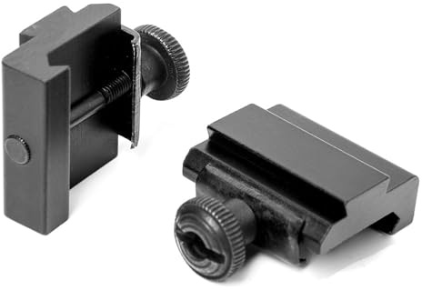 PBTMCD 2 STÜCKE 20mm Schwalbenschwanz Auf 11mm Picatinny-Schienenadapter Zielfernrohrerhöhung, Aluminiumlegierung Picatinny Waver-Schienensockelmontage-Basisadapter