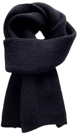 Butyeak Winter Schal für Damen Warm,Winterschal Damen,Damenschal Damenschal,Tücher Mädchen Herbst,Strickschal,Schaltuch,Kuschelschal,Tuch Frauen Herbst,Warmer Schal Weich,Winter Scarf Women,Schwarz