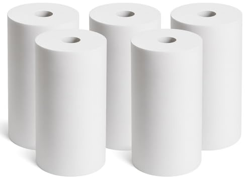 SINEA Lot de 5 cartouches filtre eau BIG BLUE, 1 micron 10 pouces, fabriqué en France, filtre anti calcaire, capture les sédiments, élimine les impuretés