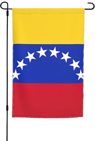 Bandera de Venezuela resistente a la decoloración, banderas de jardín para todas las estaciones, decoración de patio al aire libre para porches