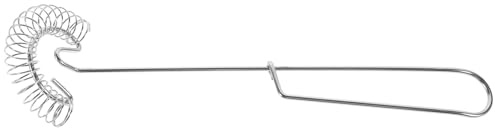 MUELODSIC Batidor de Huevos Manual de Acero Inoxidable Resorte Ergonómico y Compacto Herramienta para Mezclar y Batir Huevos en Cocina Doméstica Accesorio Práctico para Repostería