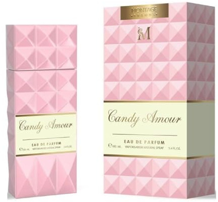 Profumo Candy Amour Eau de Parfum 100ml – Profumo Donna Dolce alla Panna e Fragola, Note di Gelsomino, Vaniglia e Bergamotto – Fragranza Sweet Tooth Gourmand Lunga Durata