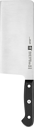 ZWILLING Gourmet Chinesisches Kochmesser, 18 cm, Rostfreier Spezialstahl, Ergonomischer Kunststoff-Griff, Schwarz - Made in Germany