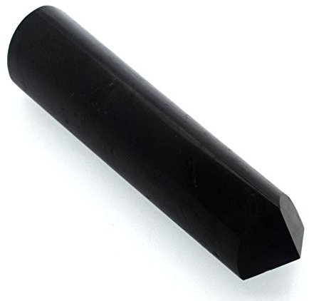 Chunky Black Tourmaline Schorl Gemstone Trillion Wand