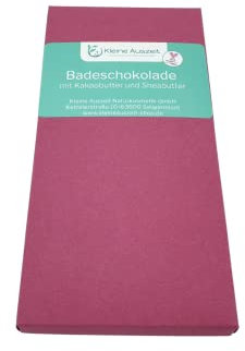 Badeschokolade in der Geschenkschachtel, vegan, ohne Palmöl, Badezusätze von kleine Auszeit Manufaktur