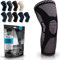 POWERLIX rodillera para mujeres y hombres, rodillera de compresión para artritis, dolor articular, lesión de ligamentos, desgarro de menisco, tendinitis, correr, sentadillas, deportes, Rosado, S