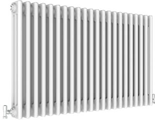 Traditional 3 Column Central Heating Radiator Horizontal Rads Cast Iron Style White 600x1010mm