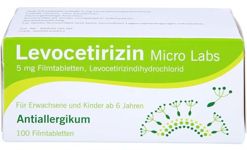LEVOCETIRIZIN Micro Labs 5 mg Filmtabletten 100 St