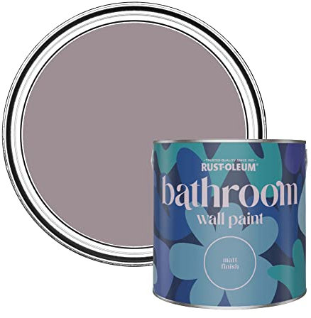 Rust-Oleum lila feuchtigkeitsresistente Badezimmerwandfarbe Matt Finish - Flieder Wein 2,5 litres