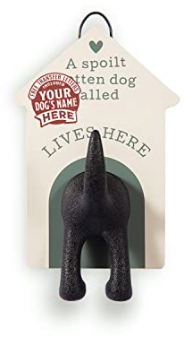 History & Heraldry Personalised Dog Lead Hook (Blank Cream)