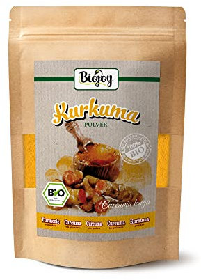 Biojoy BIO-Kurkuma Pulver (250 g), gemahlene Kurkuma-Wurzel (Curcuma longa)