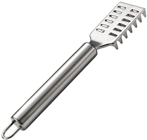 Steel Fish Scale Scraper Remover Cleaner Scaler Scraper Silver Color Peeler Tool