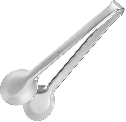 QUARKZMAN Service Pinces, 1pcs 8 pouce - Inox Acier Glace Pinces, Mini Sucre Pinces pour Apéritifs, Charcuterie, Dessert, Thé Fête, Bar, Café (Argent)