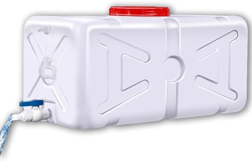 MFLCBK Serbatoio Acqua Tanica con Rubinetto Campeggio Bottiglia di Acqua Potabile Secchio Car Wash Carrier Attrezzature Benne per La Casa,Picnic,Self-Driving Tour(Size:200L)