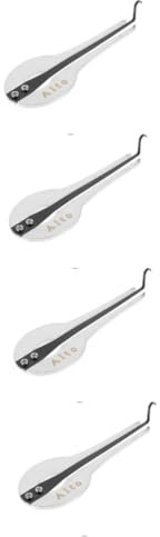 ibasenice 4 Stück Mundharmonika Maultrommel Nationales Instrument Ethnisches Musikinstrument Harfenmund Nationales Musikinstrument Harfeninstrumente Mundinstrument Russland Runden Metall