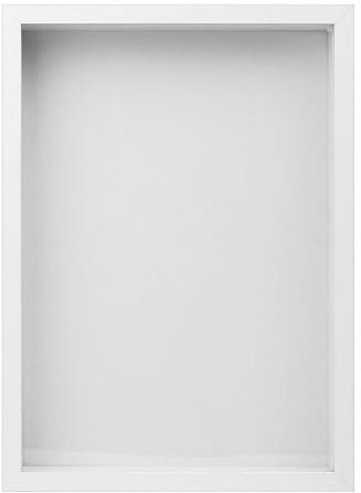 3D Bilderrahmen zum Befüllen, 3D A4 Bilderrahmen Tief zum Befüllen, 3,5cm Tiefer Objektrahmen mit Transparente Acrylplatte für Foto Medaillen Geschenke Trockenblumen Vitrine Rahmen, 21x29,7 cm