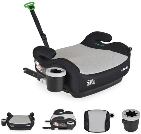 Canguro seggiolino per bambini seggiolino di rialzo i-Swift (125-150cm) gruppo 3, colori:grigio