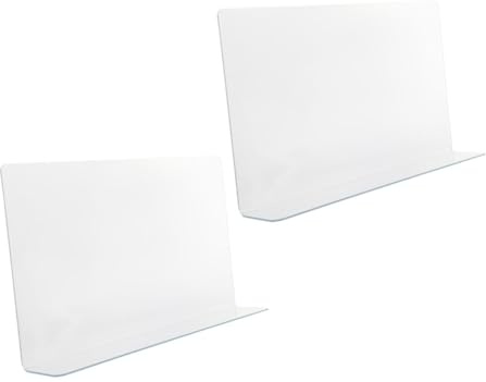 Cabilock 2 Pezzi Deflettore Antispruzzo Protezione da Parete per Lavandino Vasca da Bagno Doccia Barriera per L'Acqua Trasparente Spruzzi Bacino Doccia Angolo Paraspruzzi Doccia