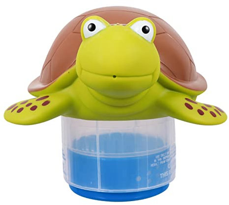 CAXUSD Water Purifier Cartoon Turtle Pool Floater Dispenser Swimming Pool Chemicals Chlorine Tablet Dispenser Chlorine Granules