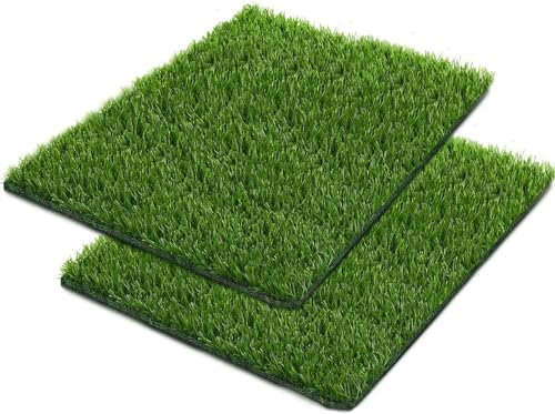 SSRIVER 50 x 75 cm, Alfombra de césped Artificial para Perros Reutilizable, Aseo para Perros de césped Artificial para el Entrenamiento de su Cachorro, Adecuado para Interiores y Exteriores