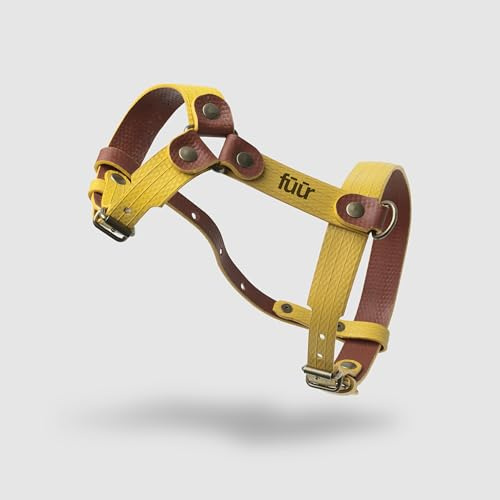 FÜÜR - Arnés para Perros PILATUS S | Diseño Suizo Hecho a Mano en España | Mangueras de Bomberos Recuperadas de Suiza, España y Francia | Arnés Cómodo y Resistente