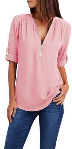Haut Femme Chic et Elegant Chemise Longue Femme Ete Fluide Haut Manche Blouse Coton Plage Blanche sans Ethnique Velour Oversize Fushia Violet Lin Orange Chemisier Chic Et Élégant
