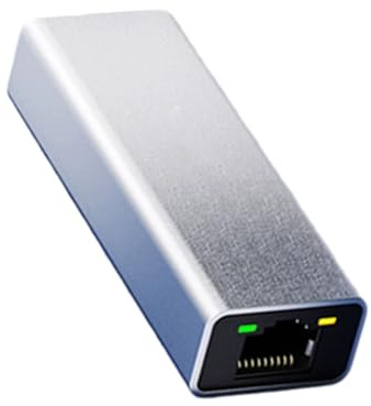 SHOOYIO Adaptador Ethernet Gigabit de 10 Gbps, USB C a RJ45, de aluminio, portátil, para oficina, hogar, centro de datos, múltiples convertidores Gigabit tipo C Ethernet
