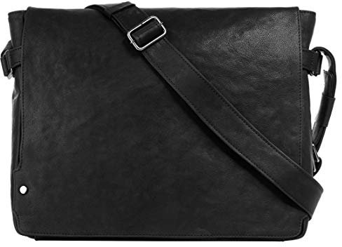 HAROLD´S Robert Johnson Messengerbag Kuriertasche Leder schwarz