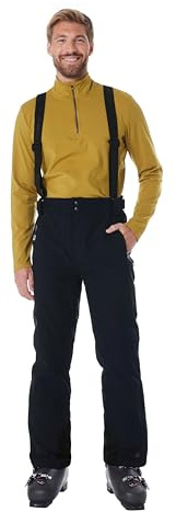 killtec Herren Skihose/Funktionshose mit abnehmbaren Trägern