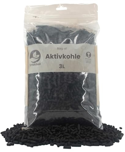 Sybotanica Aktivkohle 3 Liter , Pellets , Terrarium , Zimmerpflanzenerde