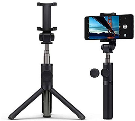 NCRD Trépied de Tripod Stand &Selfie Tripod,tout dans un trépied de téléphones portables professionnels,trépied de téléphone portable avec support de télécommande sans fil,compatible avec tous les tél