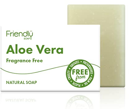Friendly Soap Aloe Vera Seife parfümfrei, 95 g
