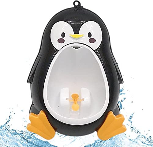 JMEDIC Urinal zum Töpfchentraining im Stehen, Urinal für Kleinkinder für Jungen | Pinguin-Form mit Höhenverstellung
