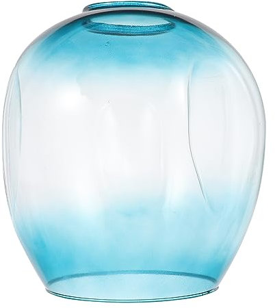 UPKOCH Abat-jour En Verre Simple Bleu Dégradé 5 Cm, Cache-lampe Compatible Lampadaire Et Plafonnier, Style Européen Pour Chambre, Solide Et Pratique,