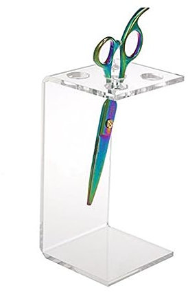 FRCOLOR Scherenhalter Für Friseur Haarscherenständer Scherenhalter Box Zur Aufbewahrung Von Friseurutensilien Modular Design Für Ordnung Platz Für Scheren Kämme Clips Und Kleinteile