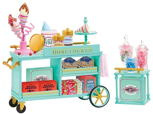 MGA’s Miniverse Make It Mini Honeydukes Trolley - Harry Potter Mini Collectibles, 50+ Pieces, DIY, Resin Play, Replica Food, For Collectors & Children Ages 8+, NOT EDIBLE, 1:12