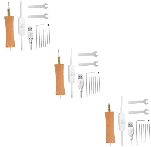 SHINEOFI Sets Jewelry Drill Electric Resin Drill Tool for Crafts Jewelry Making Accessories