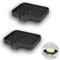 YoHyien 2 Pièce Porte Savons Silicone, Porte Savon Salle de Bain avec Évacuation, Support Savon Incliné, Porte-Savons Antidérapants pour Douche, Cuisine et Baignoire (Noir)