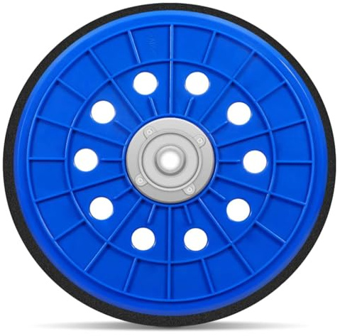 Xiciki Disque Poncage 225 mm, 10 Trous Disque de Polissage pour DWS225BT/DC/R et Scheppach DS 200/210/900/920/930, Rechange Plaque Disque Plateau de Poncage M14 Disque pour Ponceuse Girafe.