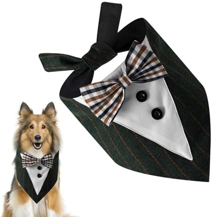 Tuxxjzm Hundhalsduk pojke, hundhalsduk för små hundar | Fashionabel hundhalsduk trekantig hundhalsduk | trendig hundnäsduk, triangulär halsduk för små, medelstora och stora hundar