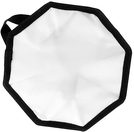 Softbox para Lámpara de Flash de Cámara Fotográfica Tela | Cubierta Negra y White, Material Reflectante Hierro, Instalación Sencilla y Efecto Concentrado