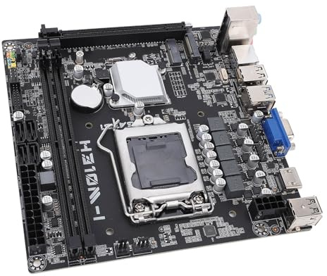 H310M I Mining Motherboard, 2 DDR4 ATX -Gaming -Motherboard für LGA1151, für Core 8. 9. Gen CPUs, PCIE 3.0 X16, M.2 NVME, HDMI, VGA, SATA 3.0, USB 3.0