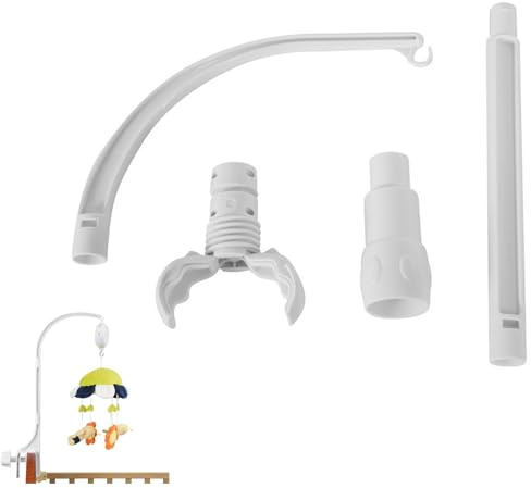 Mobile Halterung Babybett Klingelhalterung Mobile Halter Wickeltisch Baby Wiege Mobile Halterung Flexibel Klammernhalter für Aufhängung Windspiele Spielzeug