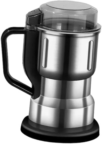 MUELODSIC Moulin à Café Électrique Compact pour Maison Broyeur de Grains Robuste et Étanche Machine à Espresso Pratique et Facile à Nettoyer pour Usage Familial et Restauration