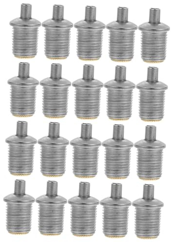 Generico 20 pezzi Morsetti Regolabili per Cavi Acciaio e Rame Fermacavo Antitrazione per Lampadari e Illuminazione Sospensione Clip Resistenti per Funi Singole Facili da Installare